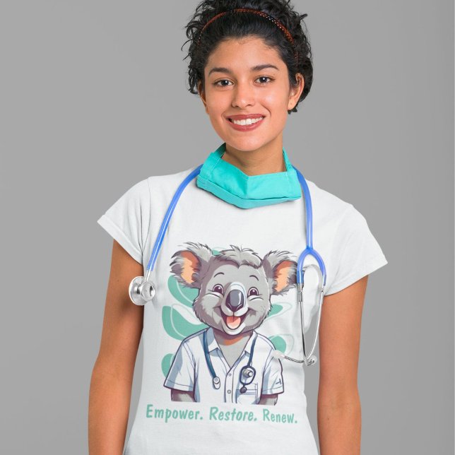 Niedliche Koala-Geschenke für Physiotherapeuten Är T-Shirt (Cute Koala Gifts for Physical Therapists Doctors)