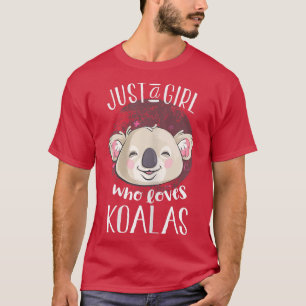 Niedliche Koala Lover Grafik für Mädchen Frauen Ki T-Shirt