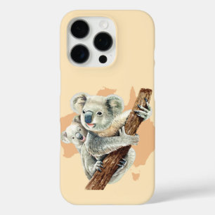 Niedliche Koala Mama und Baby iPhone 16 Pro Hülle