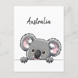 Niedliche Koala Reise Postkarte