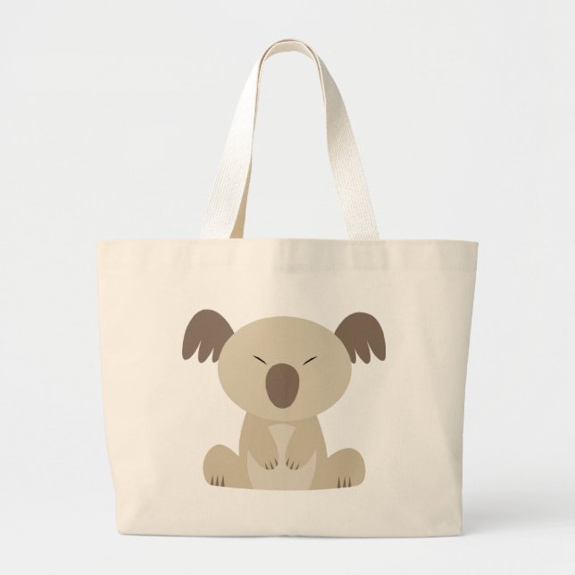 Niedliche Koala-Taschen-Tasche Jumbo Stoffbeutel (Vorne)
