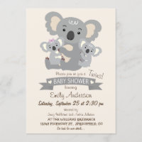 Niedliche Koala Twins Kinderdusche