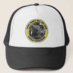 Niedliche Koala "Wortspiel" Truckerkappe