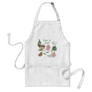 Niedliche Kochen Utensidische Liebe zum Kochen Schürze