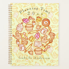 Niedliche Kochnische Gelb Planer