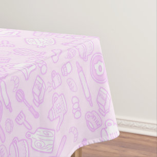 Niedliche Kochnische Rosa Tischdecke