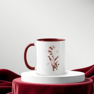 niedliche Kokon-Tasse Niedlich Tanz Raccoon Tasse 