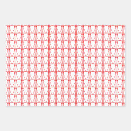 Niedliche Kokospalmen Silhouette Weihnachten Geschenkpapier Set