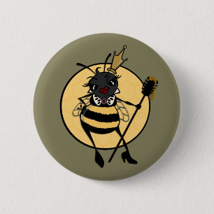 NIEDLICHE KÖNIGIN-BUTTON-RUNDE-SCHALTFLÄCHE BUTTON
