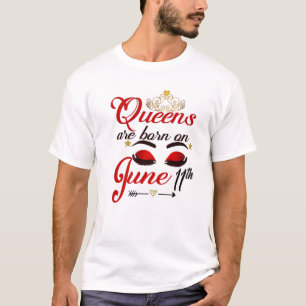 Niedliche Königinnen sind am 11. Juni Geboren T-Shirt