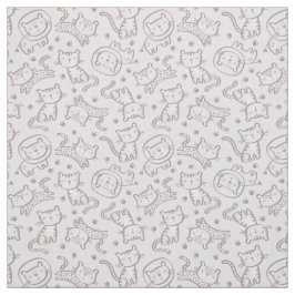 Niedliche Kontur Jungle Tiere auf Sand Stoff