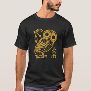Niedliche Kontur von Athen aus der griechischen An T-Shirt