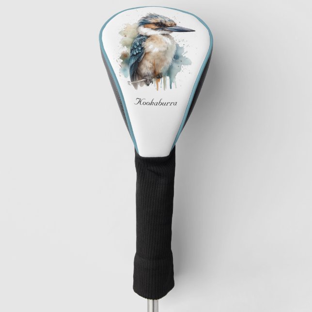 Niedliche Kookaburra auf einer Zweigstelle , Brauc Golf Headcover (Vorderseite)