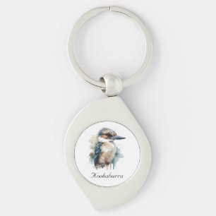 Niedliche Kookaburra auf einer Zweigstelle , Brauc Schlüsselanhänger