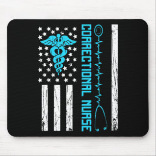 Niedliche korrigierte Krankenversicherung US-Flagg Mousepad