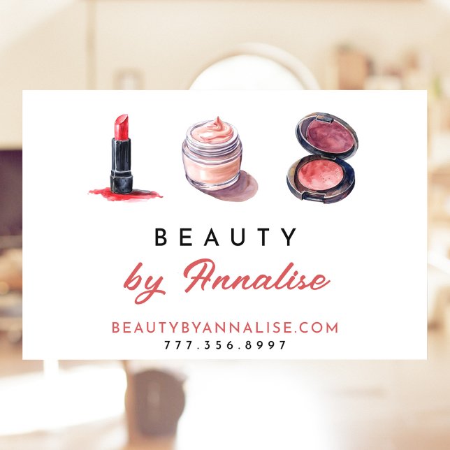 Niedliche Kosmetik macht Künstler aus Fensteraufkleber (Von Creator hochgeladen)