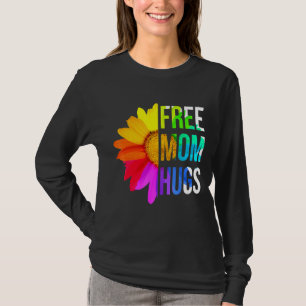 Niedliche kostenlose Mama Hugs Gay Pride Lgbt Prid T-Shirt