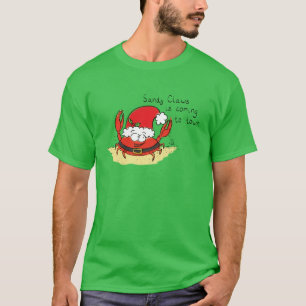 Niedliche Krabbe Weihnachten Weihnachtsfeiertag We T-Shirt