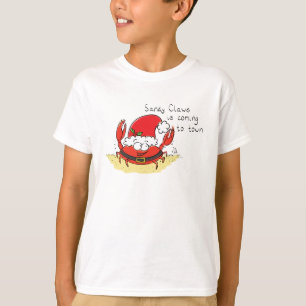 Niedliche Krabbe Weihnachten Weihnachtsfeiertag We T-Shirt