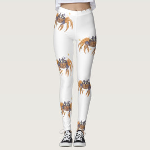 Niedliche Krabbe zeichnend Leggings