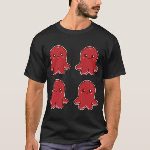 Niedliche Kraken-Wurst Emote Shirt