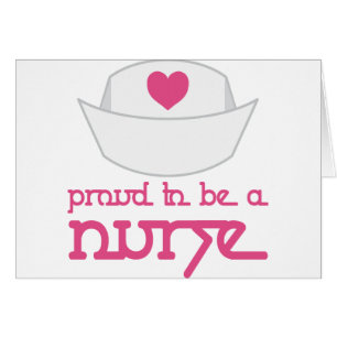 Niedliche Krankenschwester-Kappe stolz, ein