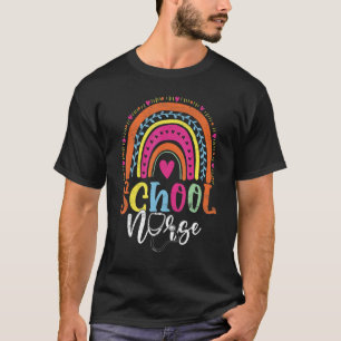 Niedliche Krankenschwester-Kindergärtnerin Regenbo T-Shirt