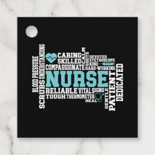 Niedliche Krankenschwester RN LVN Krankenpflege Sc Geschenkanhänger