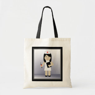 Niedliche Krankenversicherung 2 Budget Tote Bag Tragetasche