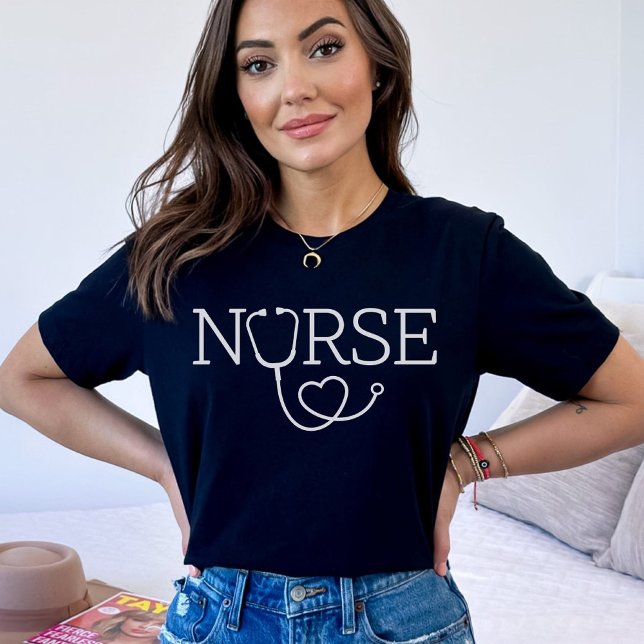Niedliche Krankenversicherung Shethoscope, Abschlu T-Shirt (Von Creator hochgeladen)