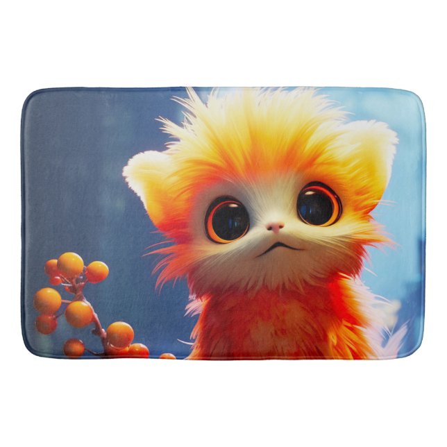 Niedliche Kreatur Badematte (Vorderseite)