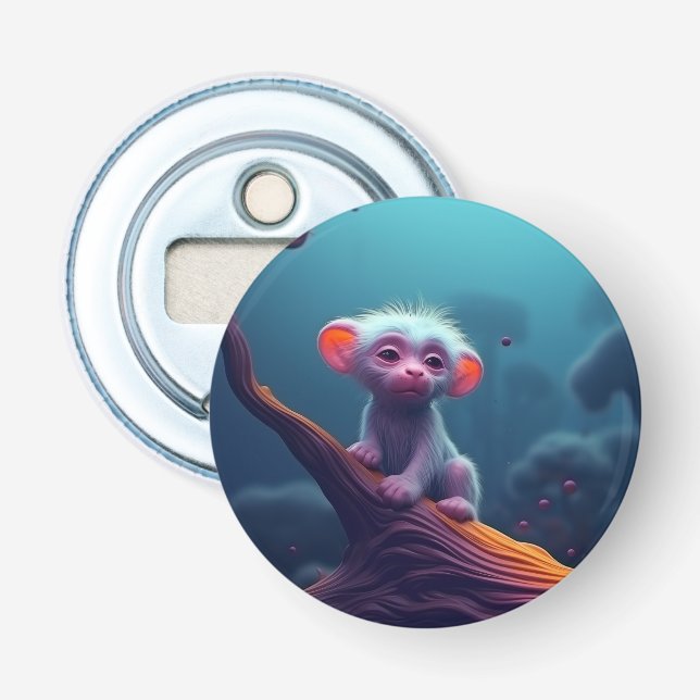 Niedliche Kreatur Flaschenöffner (Vorderseite)