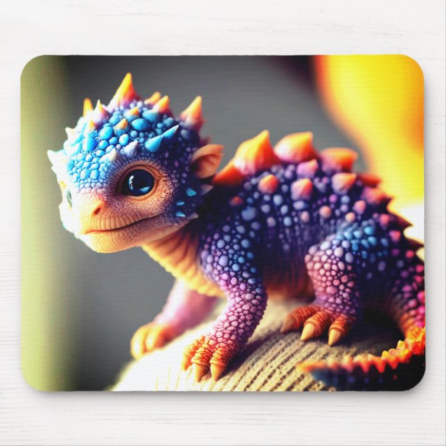 Niedliche Kreatur Mousepad (Vorne)