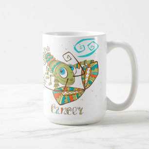 Niedliche Krebserkrankung Kaffeetasse