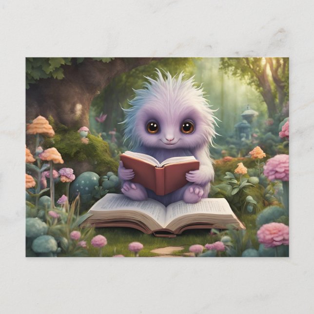 Niedliche Kryptid-Postkarte Postkarte (Vorderseite)