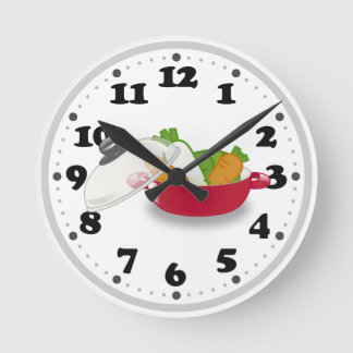 Niedliche Küche | Beste Geschenke Runde Wanduhr