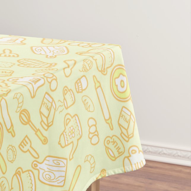 Niedliche Küche Grün Tischdecke (Beispiel)