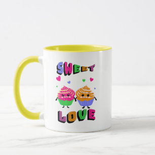 Niedliche Kuchen Tasse