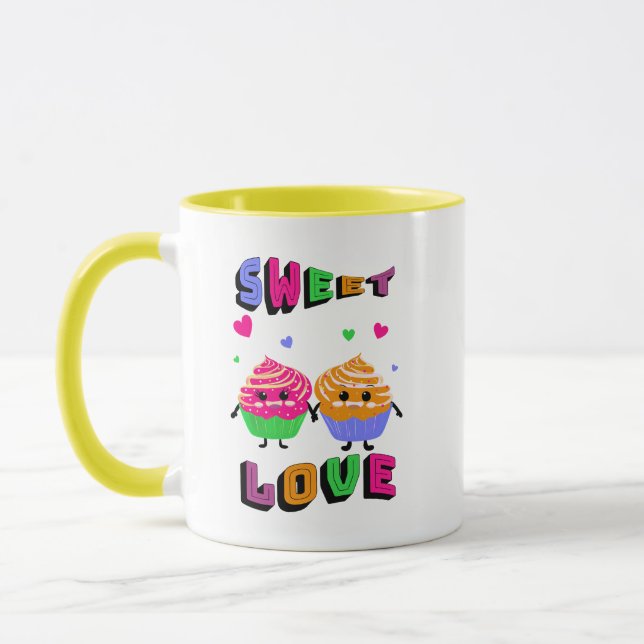Niedliche Kuchen Tasse (Links)