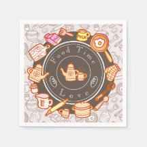 Niedliche Küchengeschirr Brown