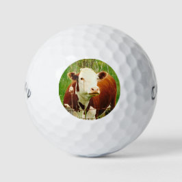 Niedliche Kuh 4Cara Golfball