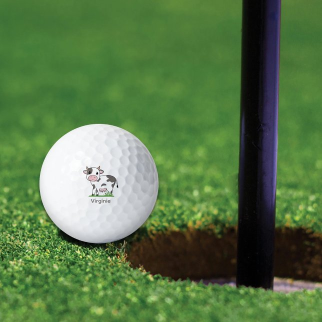 Niedliche Kuh Golfball (Cute Cow Golf Balls)