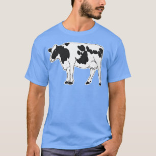 Niedliche Kuh-Illustration Lover-Bauer T-Shirt