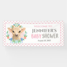 Niedliche Kuh-Rosa-Blütendusche