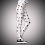 Niedliche Kuh Rosa Legierung Leggings<br><div class="desc">Ein Niedliches Kuhmuster im Cartoon-Stil auf einem rosa Legging: eine Geschenkidee für eine Freundin oder eine Person,  die Tiere Liebe!</div>