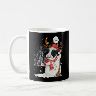 Niedliche Kuh Snowcow Weihnachtskuh Schneemann Win Kaffeetasse