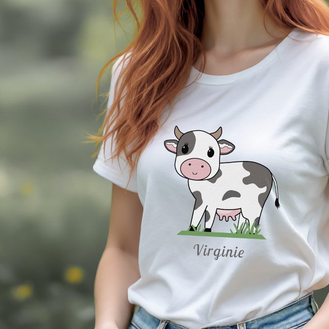 Niedliche Kuh T - Shirt (Cute Cow Woman T-shirt)