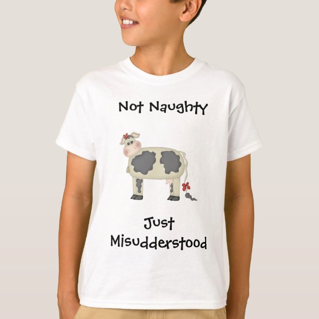 Niedliche Kuh T-Shirt (Vorderseite)