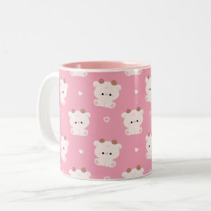 Niedliche Kuh Zweifarbige Tasse