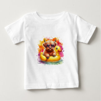 Niedliche KuhBaby-Top Baby T-shirt